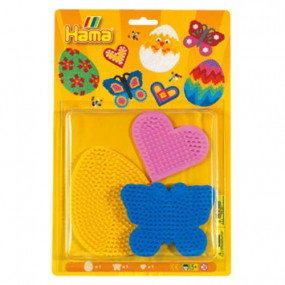 Pack placas corazón, huevo...