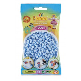 Azul Hielo Pastel Hama Beads Midi