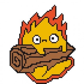 Patrón Calcifer castillo...