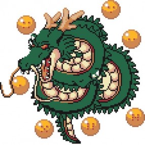 Patrón Dragón Shenron bolas