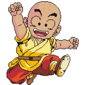 Patrón Krilin Dragon Ball