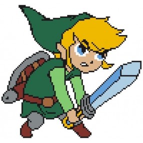 Patrón Zelda Link guardia