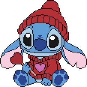 Patrón Stitch Corazón Gorro