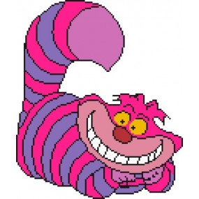 Patrón Gato Cheshire Alicia
