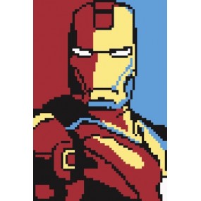 Patrón Iron Man Cuadro
