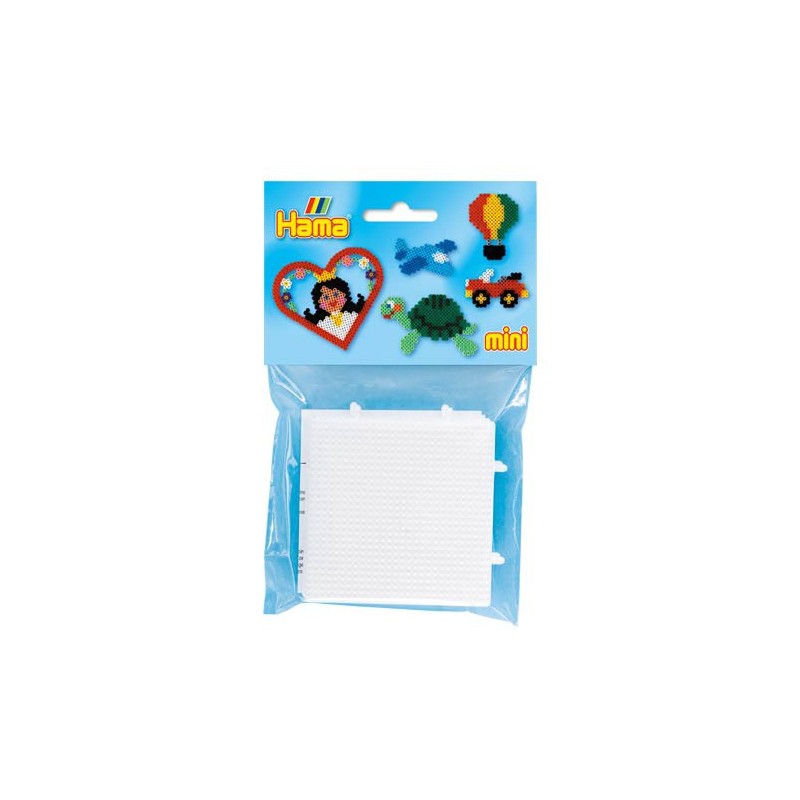 Pack de 2 Placas 7 x 7 cm Hama Mini Pack de 2 Placas 7 x 7 cm Hama Mini