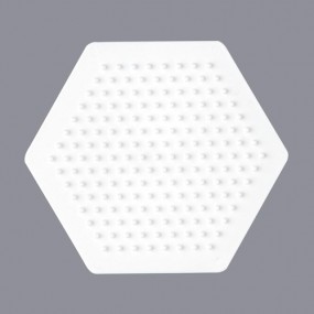 PLACA HEXÁGONO PEQUEÑO HAMA MIDI OPACA
