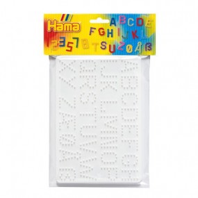 Pack placas abecedario y números Hama MIDI