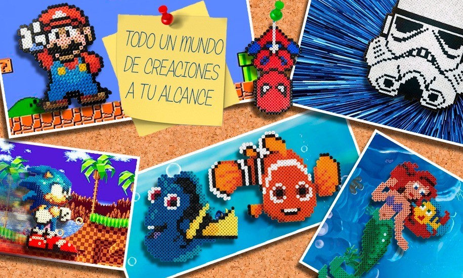 10 CADENAS DE BOLAS PARA LLAVERO - Tienda hama Beads